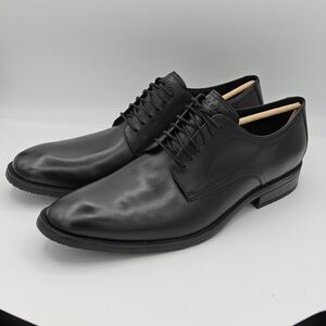 Cole Haan Men’s Leather Modern Essentials Plain Toe Oxford Shoe [Black]